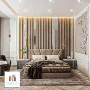 ديكور غرف نوم هيدبورد - رقم معلم دهانات وديكورات مكة